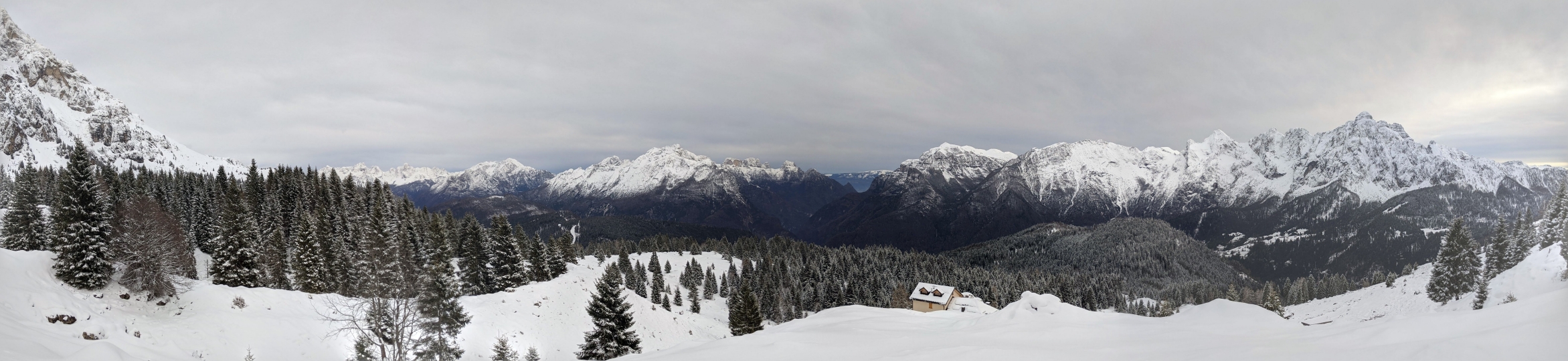 Panorama from close to the bivouac